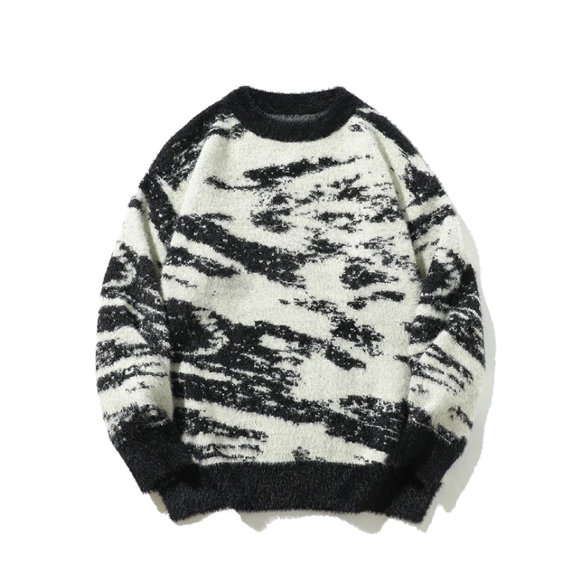 'Sandstorm' Mohair Style Sweater-streetwear-techwear