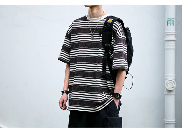 Skater Stripe T-Shirt-streetwear-techwear