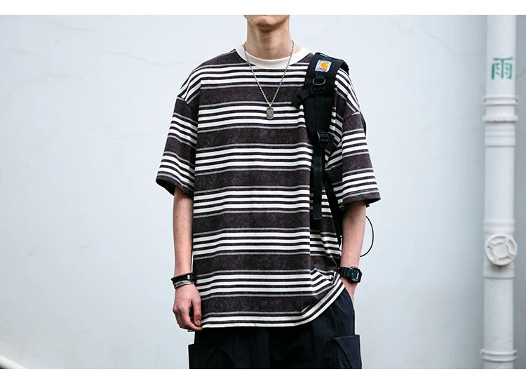 Skater Stripe T-Shirt-streetwear-techwear