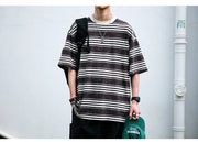 Skater Stripe T-Shirt-streetwear-techwear