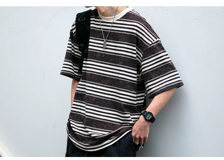 Skater Stripe T-Shirt-streetwear-techwear