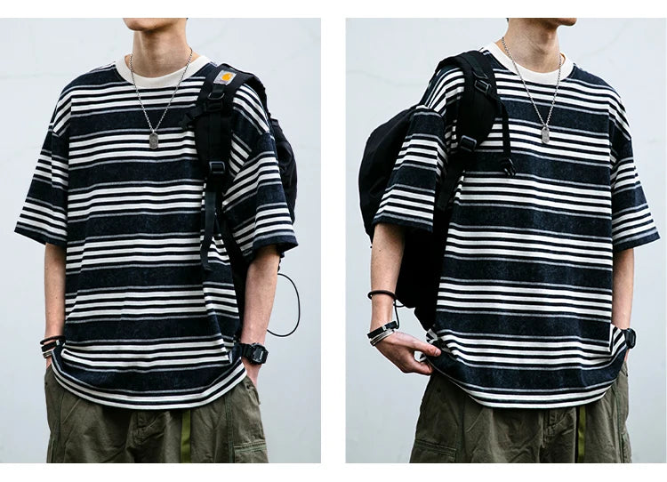 Skater Stripe T-Shirt-streetwear-techwear