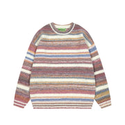 Space Dyed Stripe Sweater-streetwear-techwear