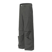 Stacked Patch Pocket Pants-streetwear-techwear