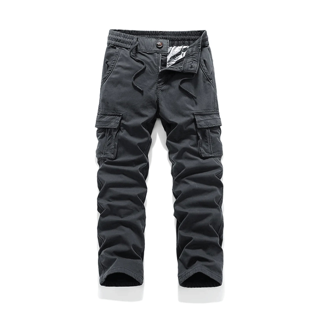 TerrainGuard Fleece-Lined Cargo Pants-streetwear-techwear