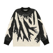 VANCARHELL Shadow Hands Mohair Style Sweater-streetwear-techwear