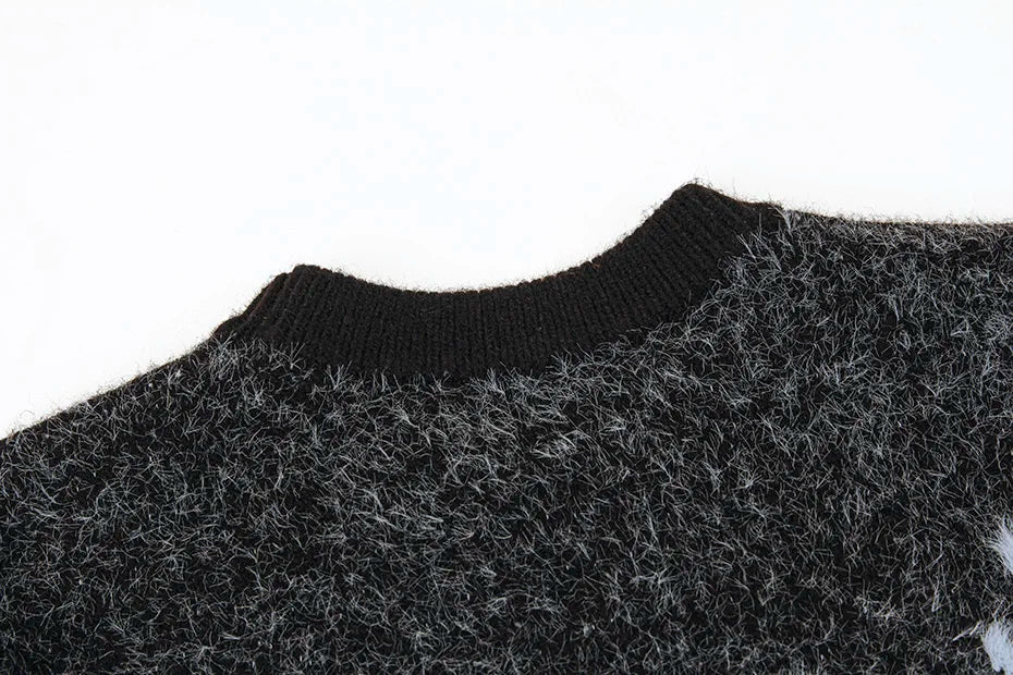 VANCARHELL Shadow Hands Mohair Style Sweater-streetwear-techwear