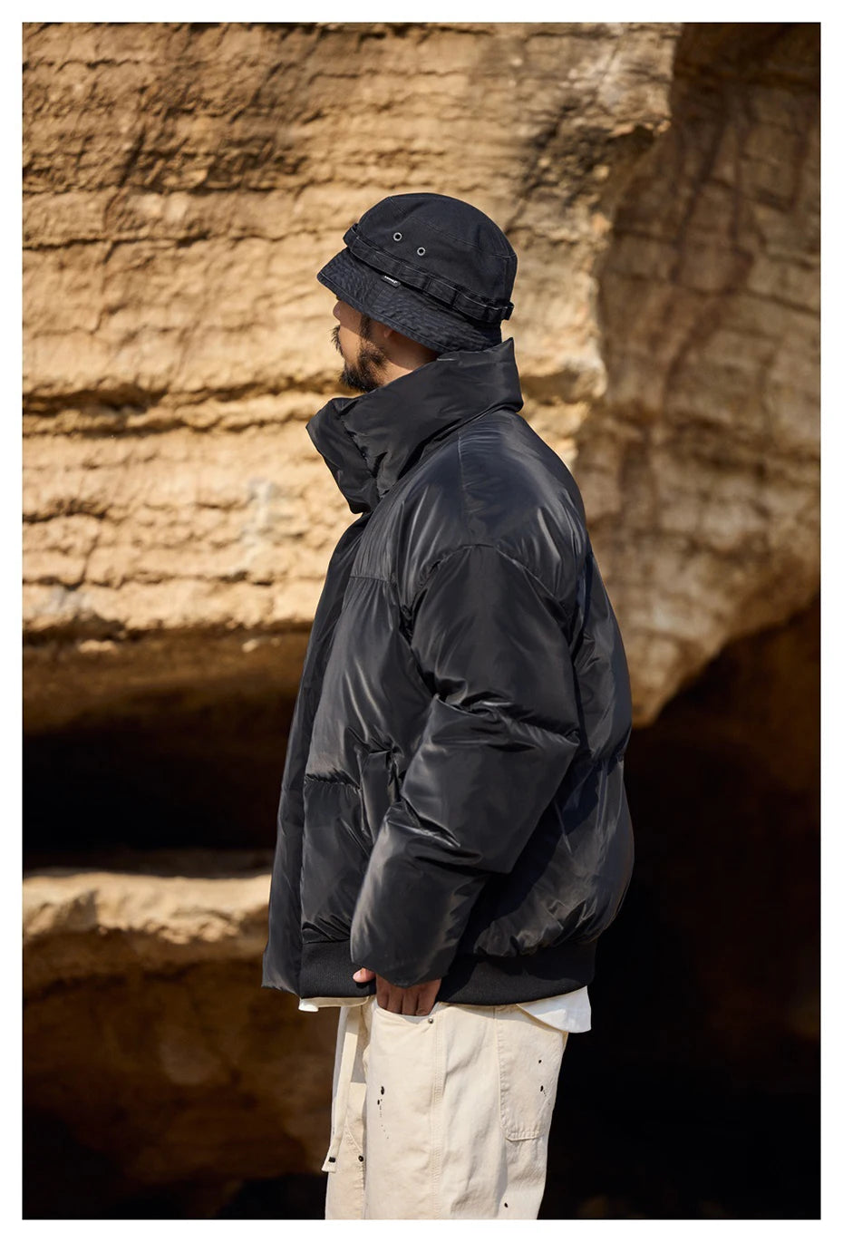 Waterproof Puffer Jacket-streetwear-techwear