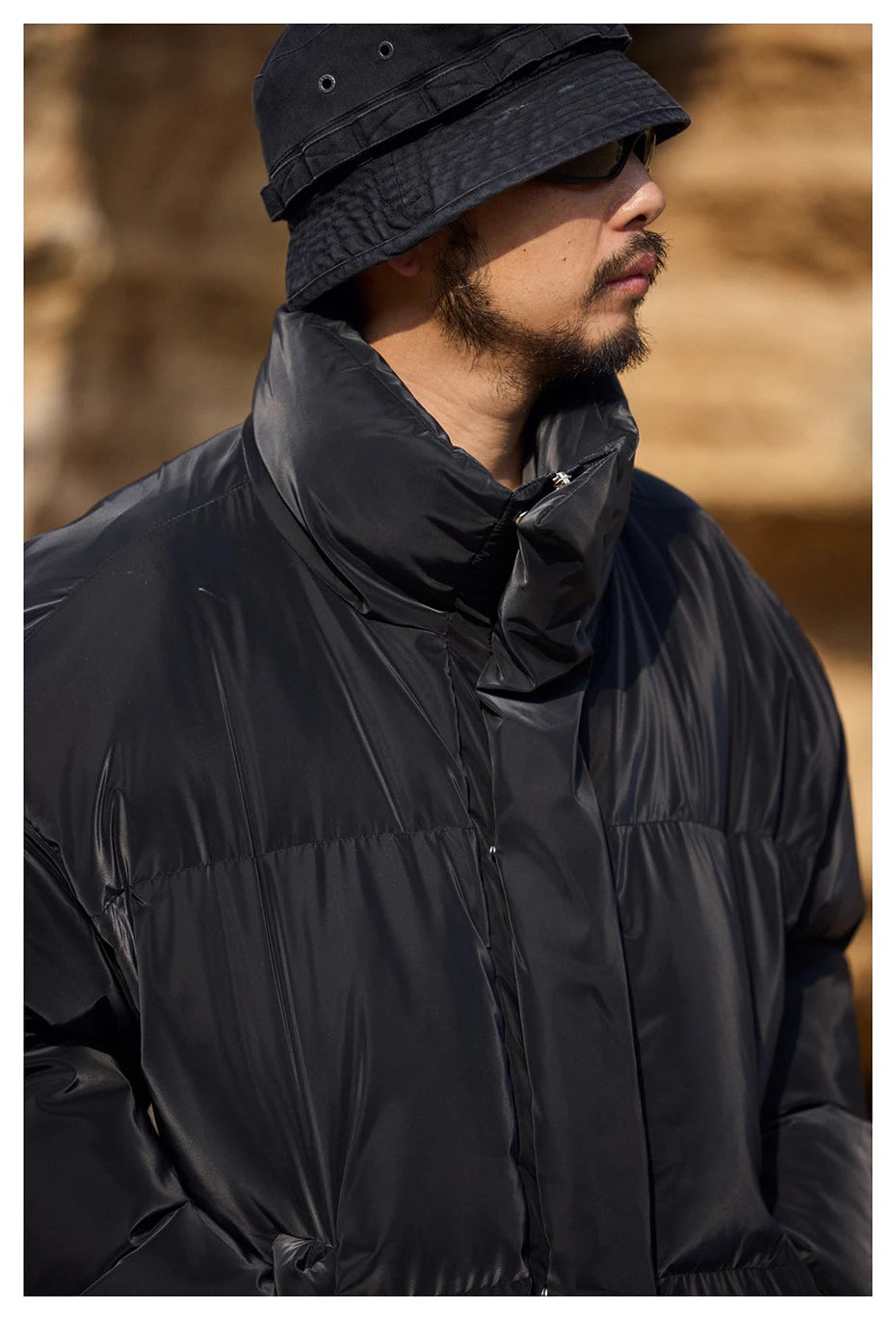 Waterproof Puffer Jacket-streetwear-techwear