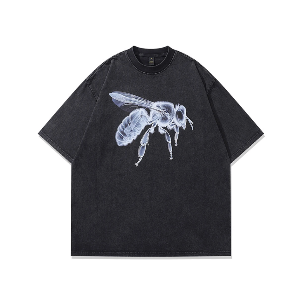 X-Ray Bee Graphic T-Shirt-streetwear-techwear