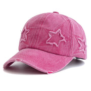 Y2K Acid Wash Star Cap-streetwear-techwear