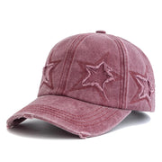 Y2K Acid Wash Star Cap-streetwear-techwear