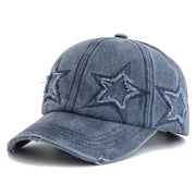 Y2K Acid Wash Star Cap-streetwear-techwear