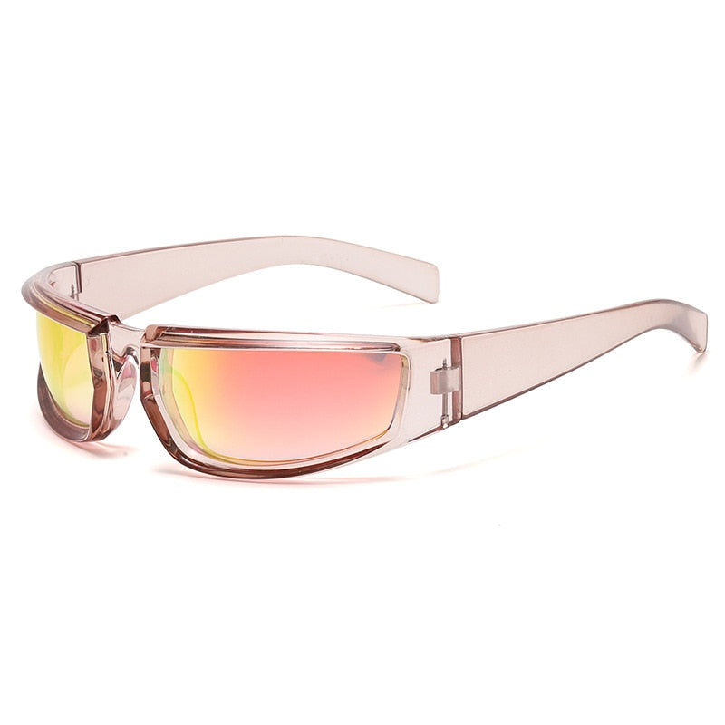 Rimless Wrap Around Sunglasses  STREETWEAR AT BEFORE THE HIGH STREET