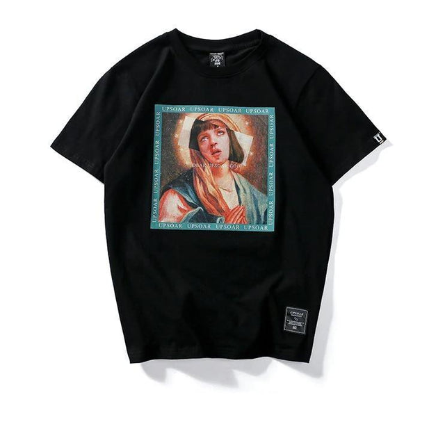 Virgin Mary x Pulp Fiction Print T-Shirt | Streetwear at Before the ...